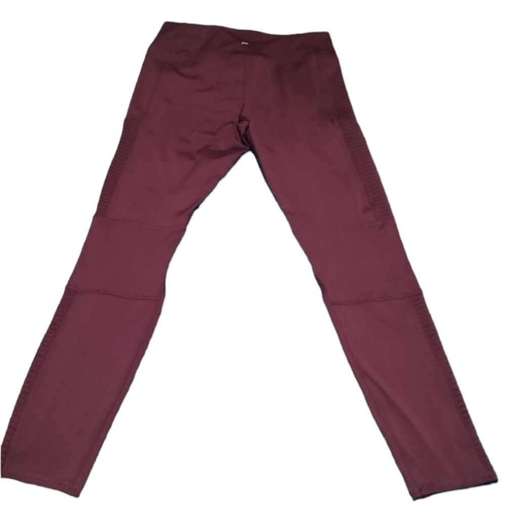 Fabletics High Waisted Motion365 Moto Legging Tall XL Merlot